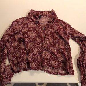 Forever 21 button down blouse